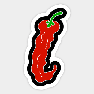 Red Chilli Pepper Sticker